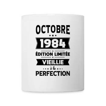 40th Anniversary - October 1984 Perfection - Mug - white - Front