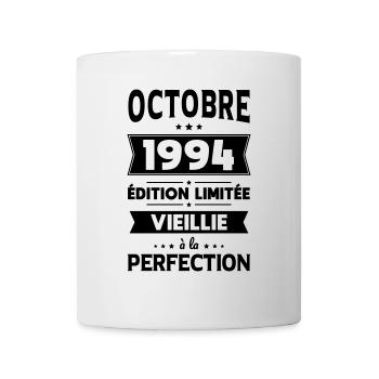 Anniversaire 30 ans - Octobre 1994 Perfection - Mug blanc - blanc - Devant