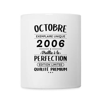 18th birthday - October 2006 Perfection - Mug - white - Front