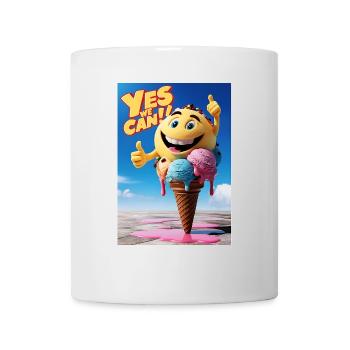 Eiscreme, Geschenk für Eisliebhaber - Tasse - Weiß - Vorne