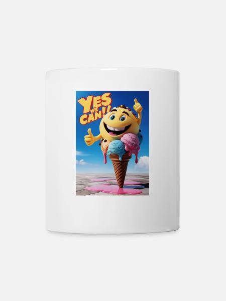 Eiscreme, Geschenk für Eisliebhaber - Tasse - Weiß