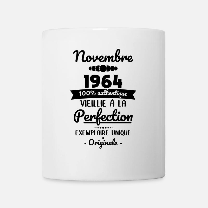 Anniversaire 60 ans - Novembre 1964 Originale - Mug blanc - blanc