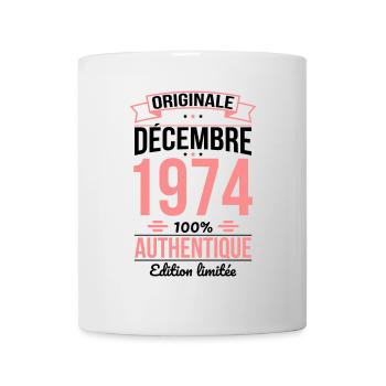 50. Jahrestag - Original - Dezember 1974 - Tasse - Weiß - Vorne