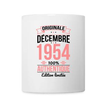 70. Jahrestag - Original - Dezember 1954 - Tasse - Weiß - Vorne