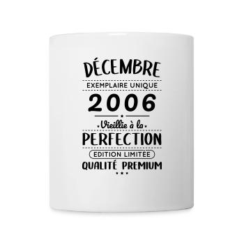 18th Birthday - December 2006 Perfection - Mug - white - Front