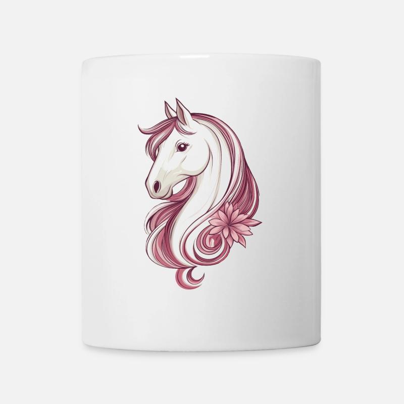 Pferd Pferdemotiv - Tasse - Weiß