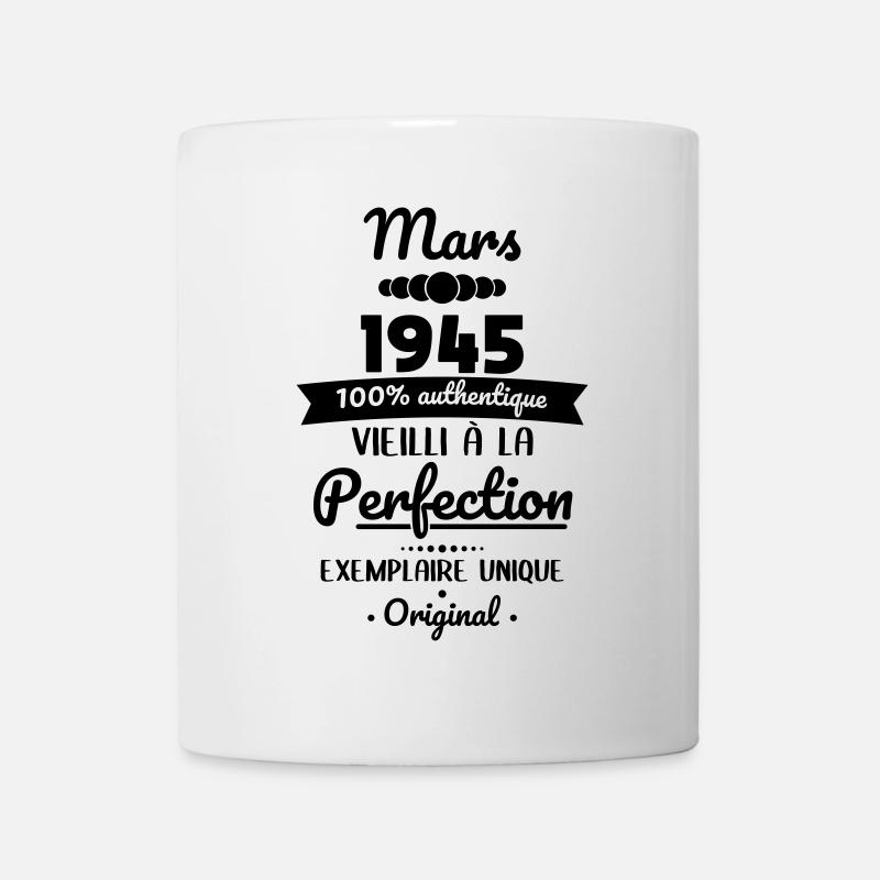 80th Anniversary - March 1945 Original - Mug - white