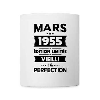70th Anniversary - March 1955 Perfection - Mug - white - Front