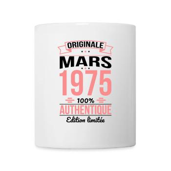 50. Jahrestag - Original - März 1975 - Tasse - Weiß - Vorne