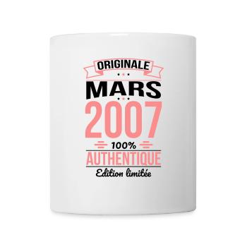18th Birthday - Original - March 2007 - Mug - white - Front