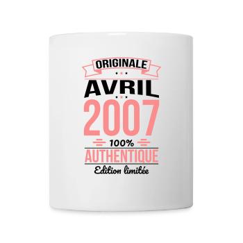 18th Birthday - Original - April 2007 - Mug - white - Front