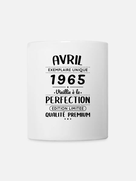 60-jähriges Jubiläum - April 1965 Perfektion - Tasse - Weiß