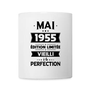 70th Anniversary - May 1955 Perfection - Mug - white - Front