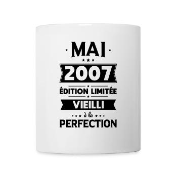 18th Birthday - May 2007 Perfection - Mug - white - Front