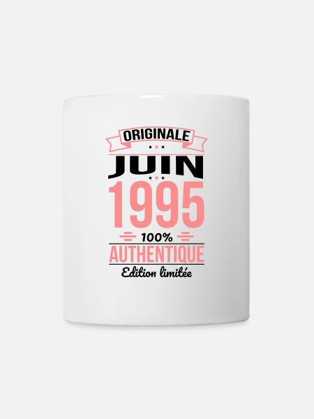 Anniversaire 30 ans - Originale - Juin 1995 - Mug blanc - blanc