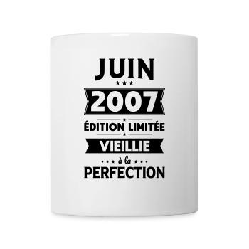18th Birthday - June 2007 Perfection - Mug - white - Front