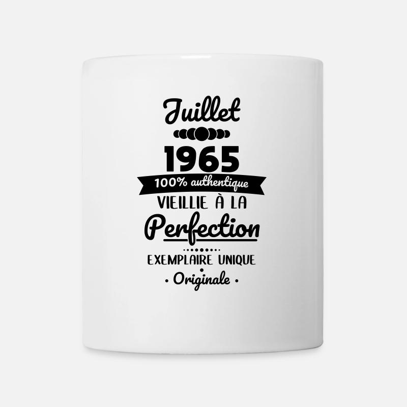 60. Jahrestag - Juli 1965 Original - Tasse - Weiß