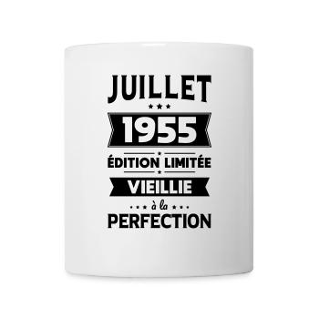 Anniversaire 70 ans - Juillet 1955 Perfection - Mug blanc - blanc - Devant