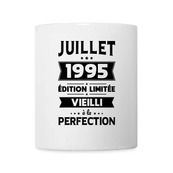 Anniversaire 30 ans - Juillet 1995 Perfection - Mug blanc - blanc - Devant