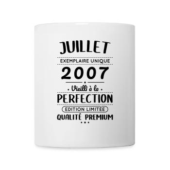 18th Birthday - July 2007 Perfection - Mug - white - Front