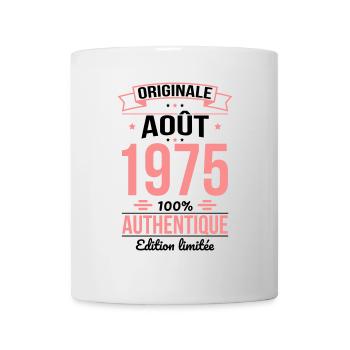 50. Jahrestag - Original - August 1975 - Tasse - Weiß - Vorne