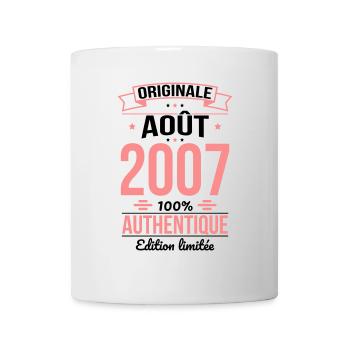 18th Birthday - Original - August 2007 - Mug - white - Front
