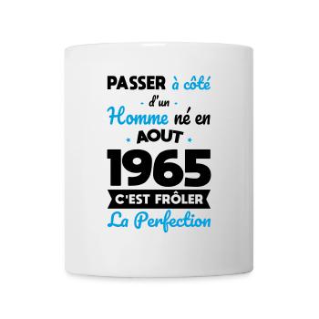 60th birthday - Born in August 1965 - Mug - white - Front