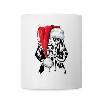 Père Noël gallois Springer Spaniel Wilsigns - Mug blanc - blanc - Devant