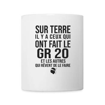 GR20 GR 20 Corse Randonnée - Mug blanc - blanc - Devant