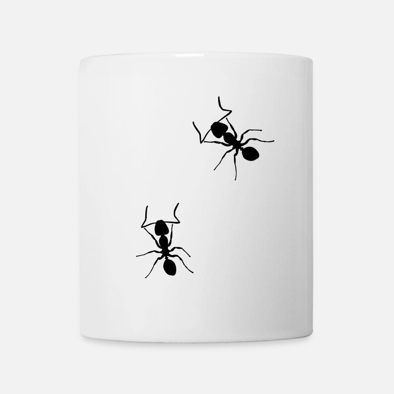 ant crawling - Mug - white
