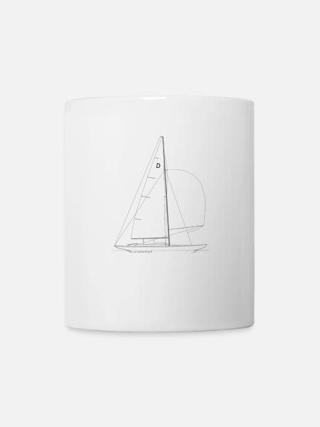 Grafik eines Drachen auf Shirts & Tassen - Tasse - Weiß
