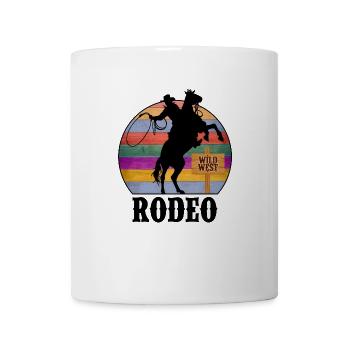 Rodeo Wilder Westen - Tasse - Weiß - Vorne
