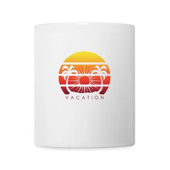 Vacation Palms Sun - Mug blanc - blanc - Devant