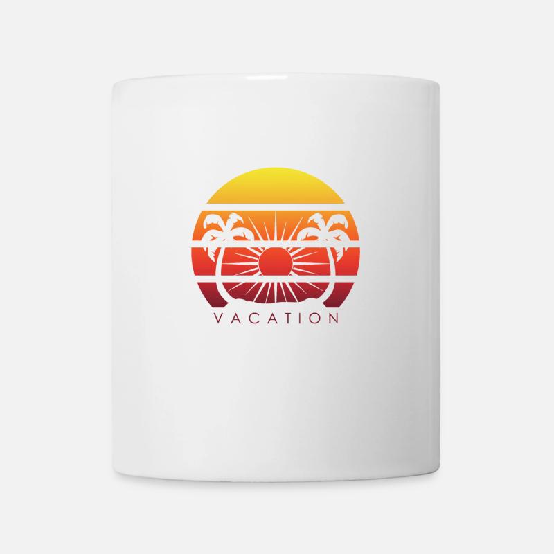 Vacation Palms Sun - Tasse - Weiß
