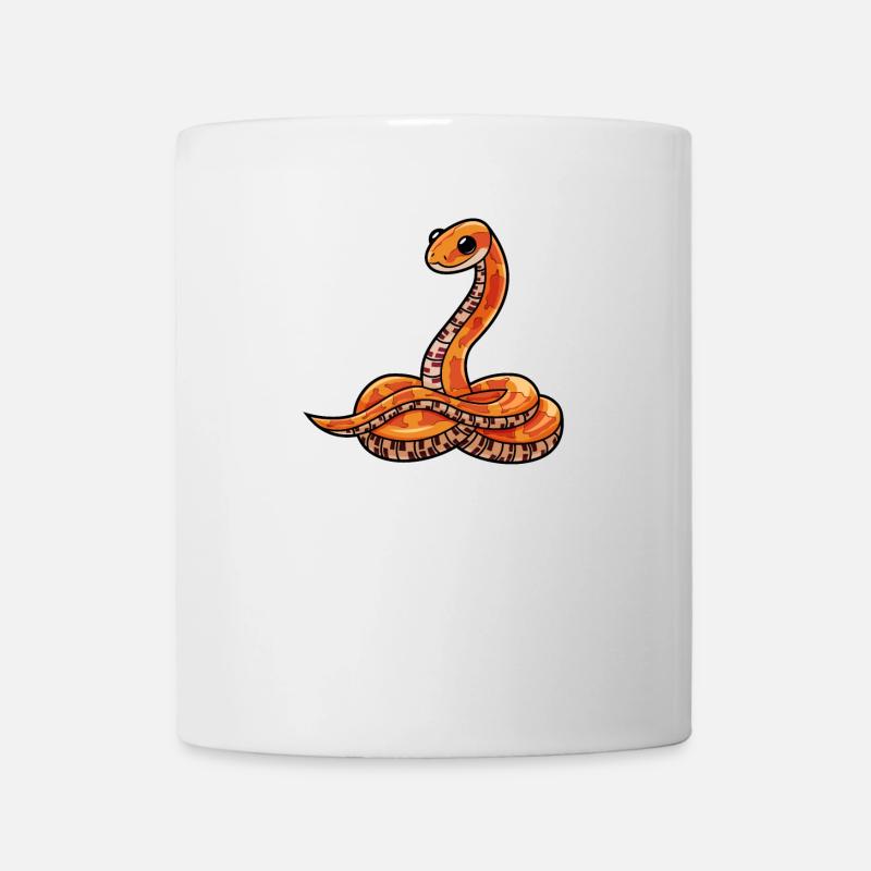Serpent de maïs serpent de maïs cadeau serpent - Mug blanc - blanc