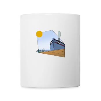 DK-Shirts Nymindegab Drawn - Tasse - Weiß - Vorne