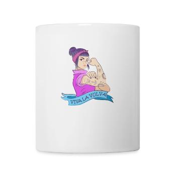 Femme tatouage féminisme - Mug blanc - blanc - Devant