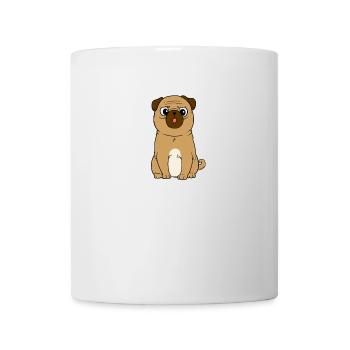Was Zum Mops Hund - Tasse - Weiß - Vorne