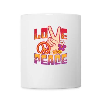 Love Peace Hippie Movement Peace - Mug - white - Front