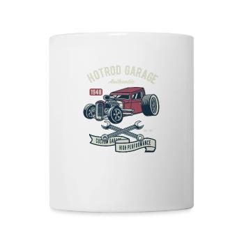 Hotrod Garage High Performance - Tasse - Weiß - Vorne