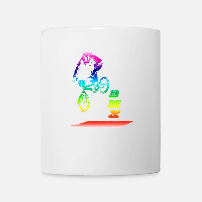 bmx - Tasse - Weiß