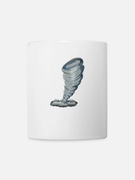 Cadeau météo tempête de tornade - Mug blanc - blanc