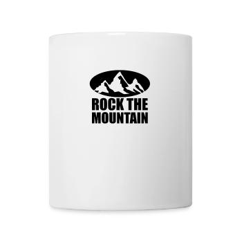 Rock the mountain - Mug - white - Front