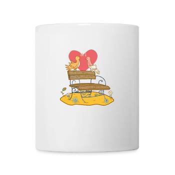 Birds in love - Mug - white - Front