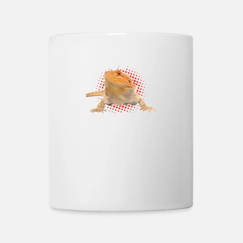 This Is My Happy Face Bearded Dragon - Mug - white