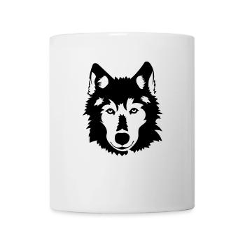 Wolf - Tasse - Weiß - Vorne