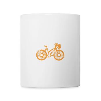 Hase am Fahhrad Ostern Mountain Bike Radfahrer Ge - Tasse - Weiß - Vorne