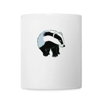 Type de blaireau et digne de confiance - Mug blanc - blanc - Devant