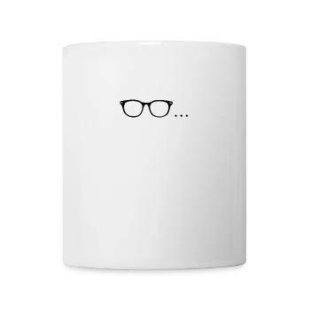 Brille... - Tasse - Weiß - Vorne