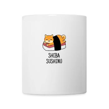 Shiba Inu | Sushi - Mug blanc - blanc - Devant